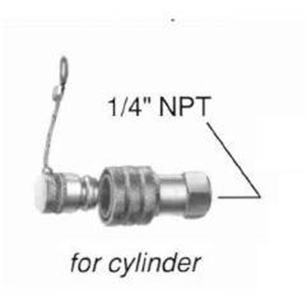 2611-7102-02-00 Hawa                                      Quick Release Coupling ¼ " NPT with metal dust cap, for cylinder